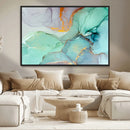 Colorful Marble Fluid Effect Canvas Wall Art Print by MyGreatCanvas | Canvas Wall Art Prints | Photo Prints & Wall Decor