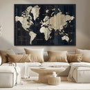 World Map Canvas Print – Detailed Map of the World Wall Art by MyGreatCanvas | Canvas Wall Art Prints | Photo Prints & Wall Decor