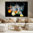 Kitchen Wall Art, Kitchen Fruits Art Canvas Print