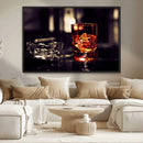 Whiskey and Cigar Canvas – Luxurious Wall Art for Home or