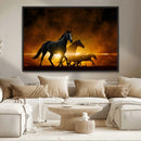 Horse Wall Art Canvas Print, Multi Panel Animal Canvas Print
