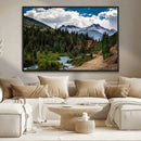 San Juan Nal Forest Wall Art Landscape Canvas Print