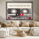 Music Cassette Iconic Wall Art Canvas Print by MyGreatCanvas | Canvas Wall Art Prints | Photo Prints & Wall Decor
