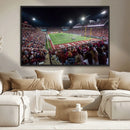 Mississippi State Bulldogs Stadium Wall Art Canvas Print –