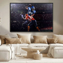 American Football Wall Art Canvas Print, Stadium Sport Wall by MyGreatCanvas | Canvas Wall Art Prints | Photo Prints & Wall Decor