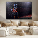 American Football Wall Art Canvas Print, Stadium Sport Wall