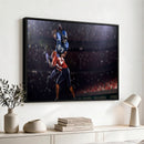 American Football Wall Art Canvas Print, Stadium Sport Wall