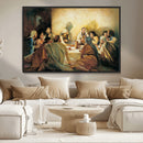 Last Supper Wall Art Canvas Print, Framed Jesus Painting Art
