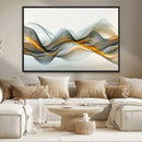 Abstract Wave Canvas Wall Art – Fluid Contemporary Elegance