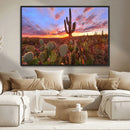 Arizona Desert Sunset Wall Art Canvas Print by MyGreatCanvas | Canvas Wall Art Prints | Photo Prints & Wall Decor