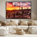 Arizona Desert Print, Western Cowboy Wall Art Print by MyGreatCanvas | Canvas Wall Art Prints | Photo Prints & Wall Decor