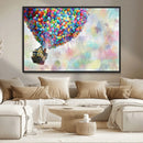 Up Pixar Poster, Look Up Pixar Wall Art, Up Pixar Canvas,