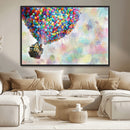 Up Pixar Poster, Look Up Pixar Wall Art, Up Pixar Canvas,