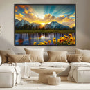 Grand Teton Park Sunrise Wall Art – Vibrant Landscape Canvas by MyGreatCanvas | Canvas Wall Art Prints | Photo Prints & Wall Decor