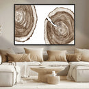 Wood Tree Ring Wall Art Canvas Prints, Tree Rings –