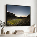 Oregon Ducks Football Team Print - Eugene Autzen Stadium