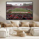 Wisconsin Badgers Team Print Canvas - Madison Camp Randall