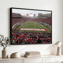 Wisconsin Badgers Team Print Canvas - Madison Camp Randall