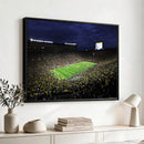 Michigan Wolverines Football Canvas Wall Decor, Football