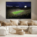 Michigan Wolverines Football Canvas Wall Decor, Football