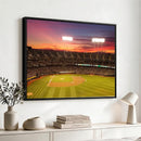 Oakland Athletics Baseball Team Print - Oakland Coliseum