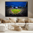 Truist Park Night Game Canvas Art - Atlanta Braves Stadium