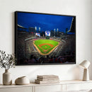 Truist Park Night Game Canvas Art - Atlanta Braves Stadium