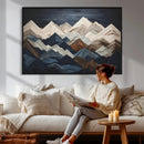 Wood Mountain Wall Art | Mountain Canvas Print Wood Decor | by MyGreatCanvas | Canvas Wall Art Prints | Photo Prints & Wall Decor