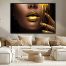 African American Art Black Woman Canvas Print, African Wall