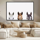 Horse Prints Set, Set of 3 Horse Wall Art, Horses Portraits, by MyGreatCanvas | Canvas Wall Art Prints | Photo Prints & Wall Decor