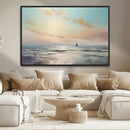 Abstract Ocean Wall Art - Boat Wall Art Canvas Print by MyGreatCanvas | Canvas Wall Art Prints | Photo Prints & Wall Decor
