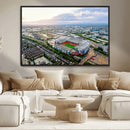 Old Trafford Manchester United Stadium Wall Art Canvas Print