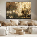 Zen Buddha Wall Art Canvas Print | Peaceful Meditation Decor