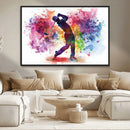 Colorful Golfer Swing Wall Art Canvas Print - Ready to Hang, by MyGreatCanvas | Canvas Wall Art Prints | Photo Prints & Wall Decor