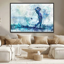 Golf Swing Wall Art Canvas Print - Sports-Inspired by MyGreatCanvas | Canvas Wall Art Prints | Photo Prints & Wall Decor