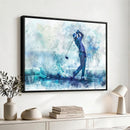 Golf Swing Wall Art Canvas Print - Sports-Inspired