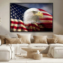 American Flag Eagle Symbol Wall Art, American Flag Eagle by MyGreatCanvas | Canvas Wall Art Prints | Photo Prints & Wall Decor