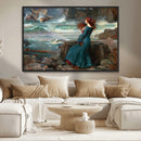 Miranda by the Shore Wall Art Canvas Print – Tempest Scene by MyGreatCanvas | Canvas Wall Art Prints | Photo Prints & Wall Decor
