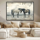 Chines Style Majestic Horses Wall Art | Ready to Hang and