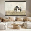 Chines Style Grunge Horses Wall Art Canvas Print by MyGreatCanvas | Canvas Wall Art Prints | Photo Prints & Wall Decor
