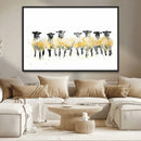 Farmhouse Wall Art Sheep Print | Ready to Hang Framed Canvas by MyGreatCanvas | Canvas Wall Art Prints | Photo Prints & Wall Decor