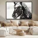 Framed Black and White Horse Wall Art | Ready to Hang and by MyGreatCanvas | Canvas Wall Art Prints | Photo Prints & Wall Decor