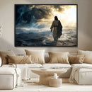 Jesus Walking Water Wall Art – Inspirational Christian