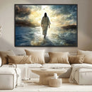 Jesus Walking on Water Wall Art | Canvas Print | Ready to