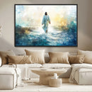 Watercolor Jesus Walking on Water Canvas Print, Christian by MyGreatCanvas | Canvas Wall Art Prints | Photo Prints & Wall Decor