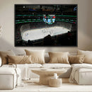 American Airlines Center Dallas Stars Wall Art Canvas Print