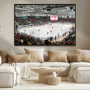 Lausanne Arena Ice Hockey Stadium Wall Art Canvas Print,