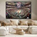 United Center Chicago Bulls Stadium Wall Art Canvas Print