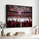 Carolina Hurricanes Ice Hockey Stadium Wall Art, Carolina