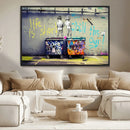 Banksy Life is Short Wall Art - Iconic Graffiti Art on by MyGreatCanvas | Canvas Wall Art Prints | Photo Prints & Wall Decor